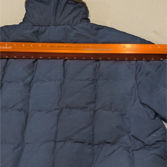 Vintage Eddie Bauer Down Blizzard Proof Jacket Coat Parka Men's Fur Collar XL - Picture 11 of 12